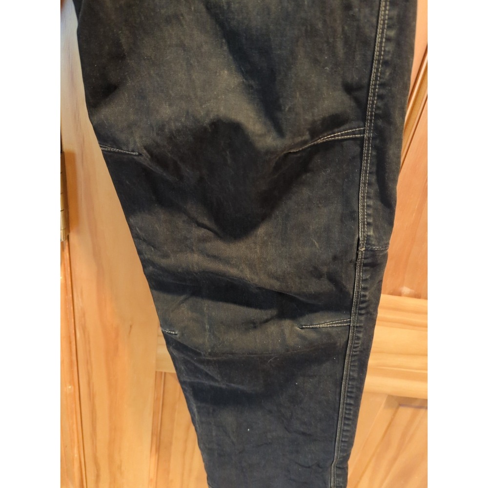 Kuhl Pants Mens 34 x 32 Black Washed Distressed Outdoor Rugged‎ Jeans - Picture 5 of 15